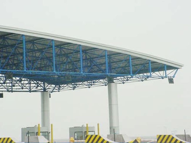 恩施收费站网架工程