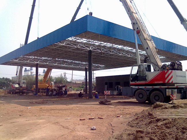 恩施加气站网架工程